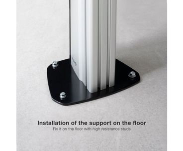 SOPORTE SUELO 37''-70'' NEGRO TOOQ