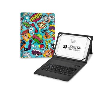 FUNDA + TECLADO TABLET KEYTAB PRO BT TRENDY COMIC SUBBLIM
