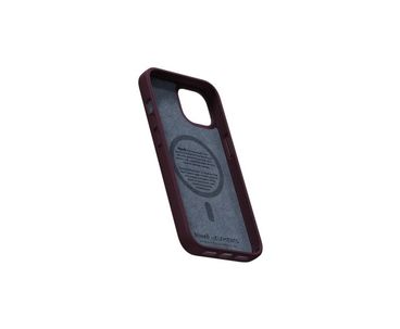 FUNDA MAGSAFE IPHONE 12/13/14 PIEL DE SALMON COÑAC NJORD