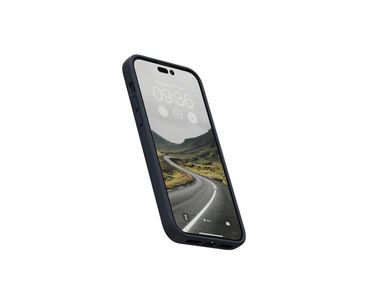 FUNDA MAGSAFE IPHONE 12/13/14 PRO MAX PIEL DE SALMON NEGRO NJORD