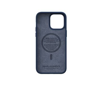 FUNDA MAGSAFE IPHONE 12/13/14 PRO MAX PIEL DE SALMON AZUL PETROLEO NJORD