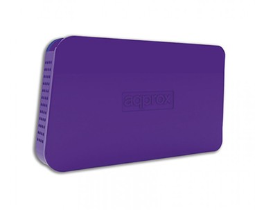 CAJA EXTERNA USB 2.5" SATA PURPLE APPROX