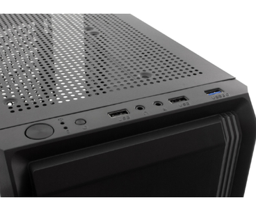 CAJA SEMITORRE ATX A230 NEGRO RGB DEEPGAMING