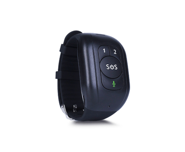 PULSERA PARA ANCIANOS CON SOS 4G GPS NEGRO LEOTEC
