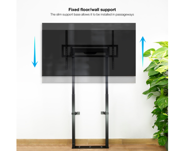 SOPORTE SUELO/PARED FIJO 55"-100" HIPERION NEGRO TOOQ
