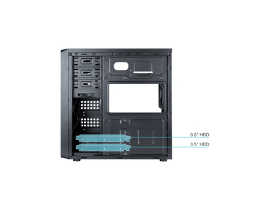 CAJA SEMITORRE ATX TQC-5701U3C-B NEGRO TOOQ