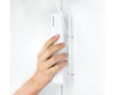 REGLETA PROTECTORA 3 TOMAS BLANCO NANOCABLE