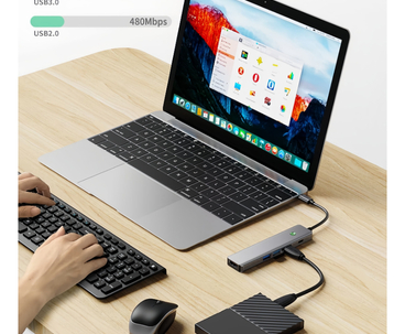 DOCKING STATION 6 PUERTOS USB-C LEOTEC