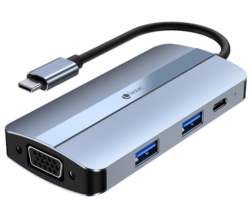 DOCKING STATION 7 PUERTOS USB-C LEOTEC