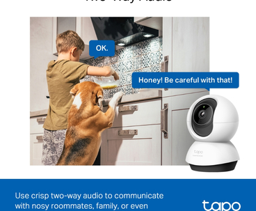 TP-LINK CAMARA IP VIGILANCIA 2K WIFI 360 AI