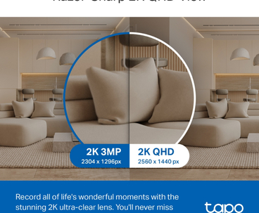 TP-LINK CAMARA IP VIGILANCIA 2K WIFI 360 AI