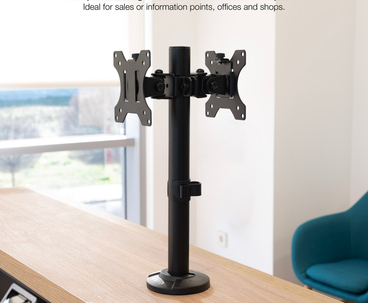 SOPORTE MESA 2 PANTALLAS 17"-32" TOOQ