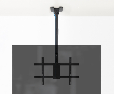 SOPORTE TECHO PANTALLAS 43"-86" GIRO/INCLINABLE NEGRO TOOQ