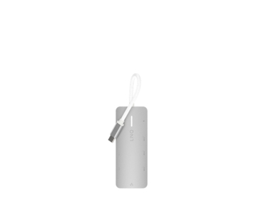HUB 8 PUERTOS 8K PRO USB-C 140W GRIS LINQ