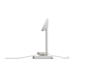 SOPORTE BASE DE CARGA INALAMBRICO 3en1 MAGSAFE PLATA LINQ