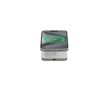 POWER BANK MAGNETICA WIRELESS 5000mAh PLATA LINQ