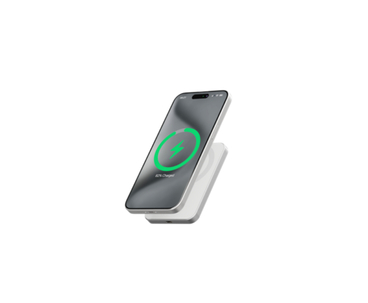 POWER BANK MAGNETICA WIRELESS 5000mAh PLATA LINQ