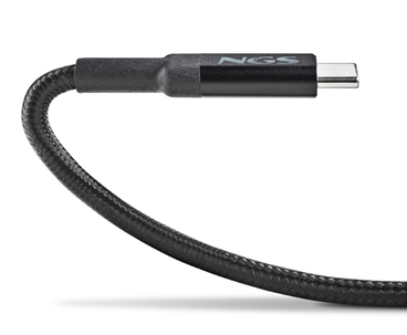 CABLE USB-C A USB-C 2 M KNOT 65W-2 NEGRO NGS