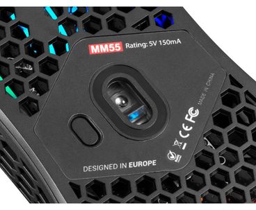 RATON OPTICO MM55 NEGRO MARS GAMING